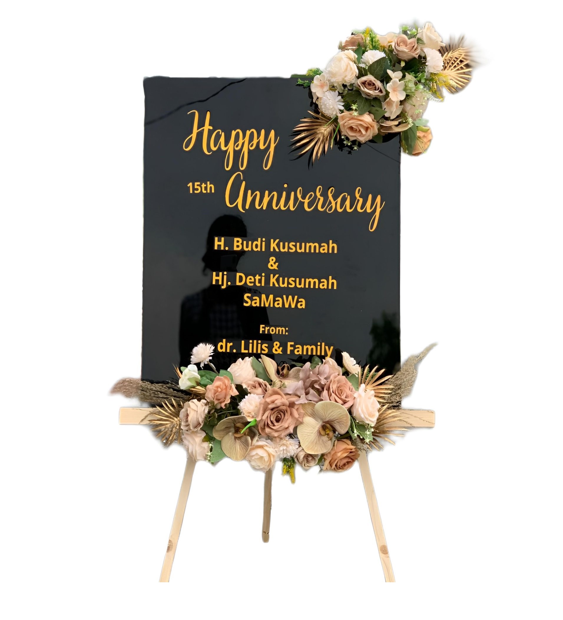 Papan Bunga Akrilik Malalayang