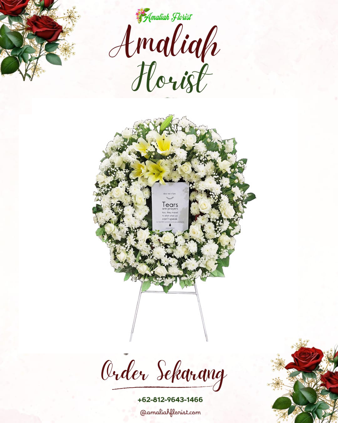 Krans Bunga Duka Malalayang